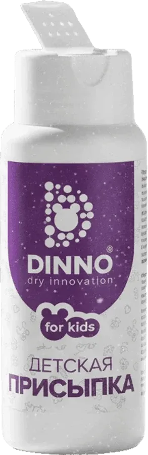 Флакон присыпки с тальком DINNO и горка присыпки